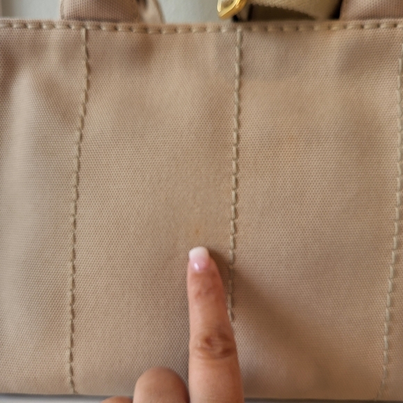 PRADA canvas small Canapa logo tote corda - Picture 16 of 16